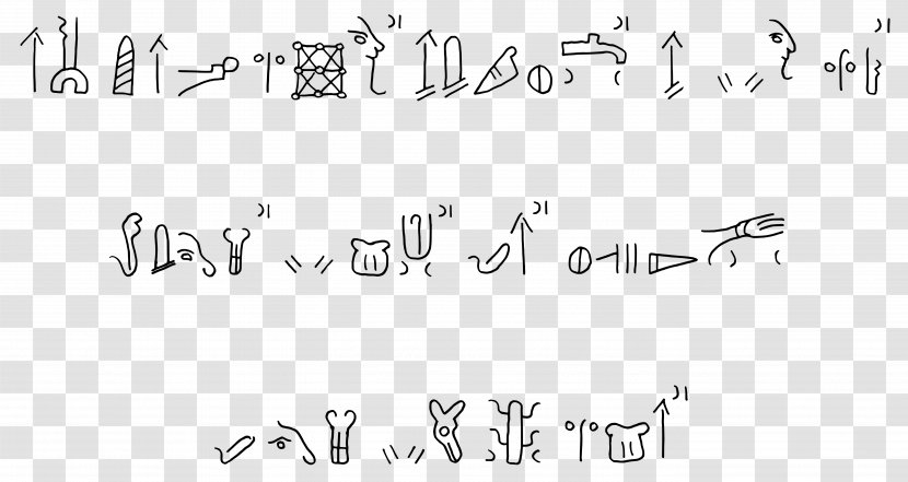 Hieroglyphic Luwian Anatolian Hieroglyphs Writing - Brand - Hieroglyphics Transparent PNG