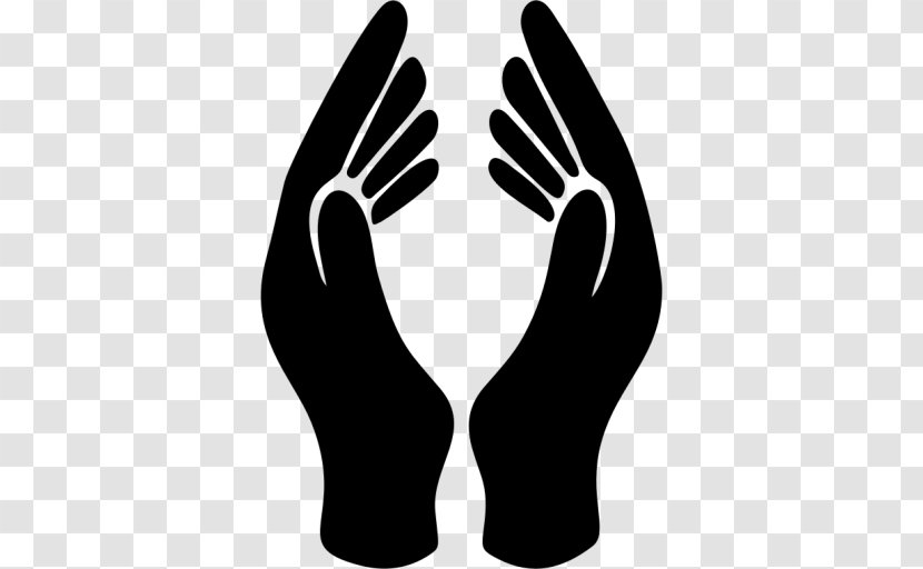 Praying Hands Silhouette Clip Art - Arm - Tmall Double Eleven Transparent PNG