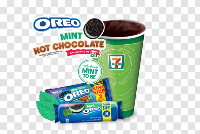 Hot Chocolate Reese's Peanut Butter Cups Oreo 7-Eleven Drink - Cup Transparent PNG