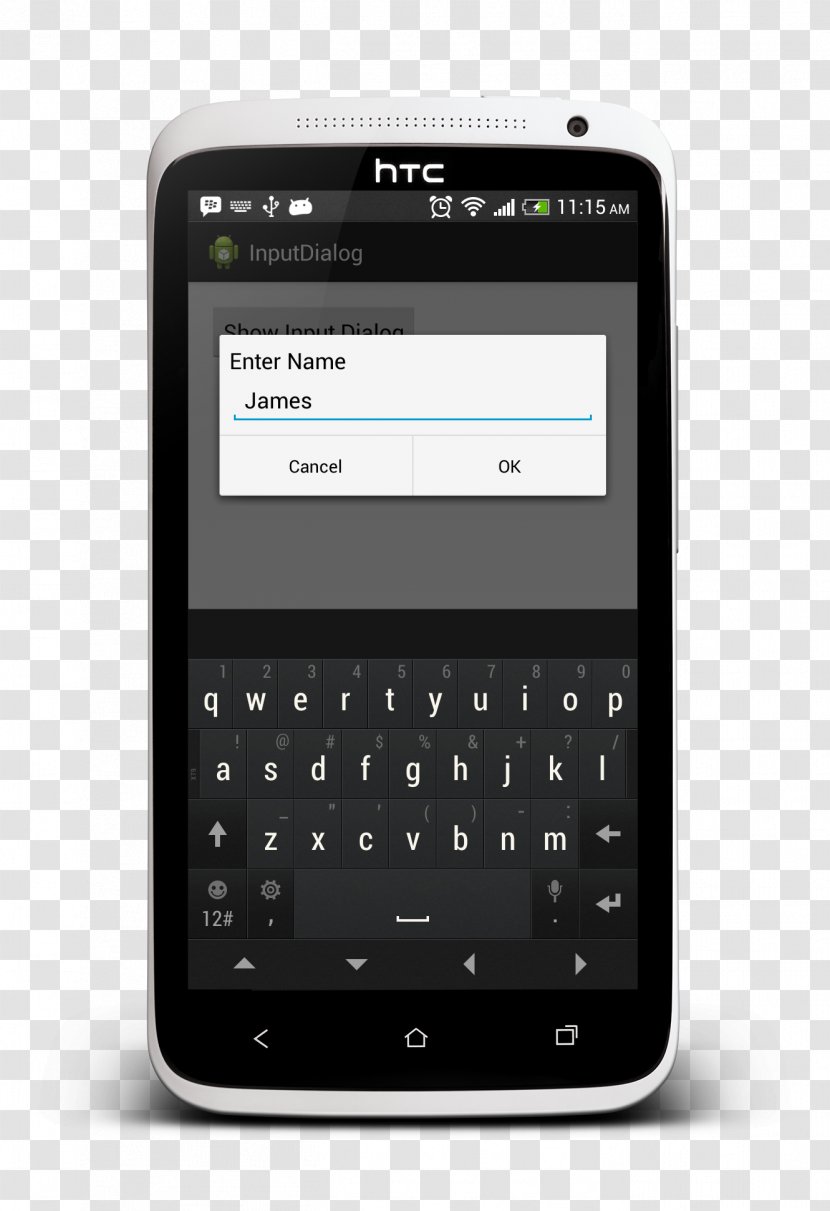 Smartphone Feature Phone Dialog Box Modal Window Form - Portable Communications Device Transparent PNG