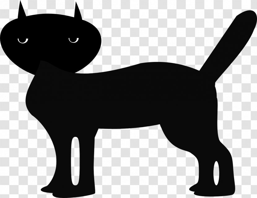 Black Cat Kitten Whiskers Clip Art - Domestic Short Haired Transparent PNG