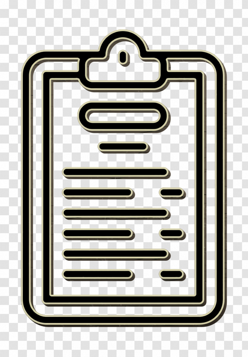 Padnote Icon Report Icon Restaurant Elements Icon Transparent PNG