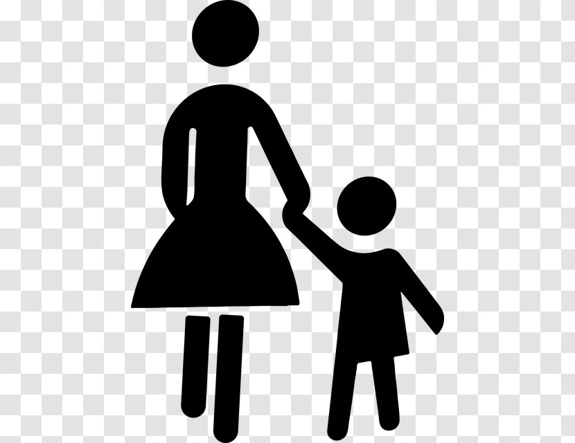 Child Holding Hands Mother Clip Art - Artwork Transparent PNG