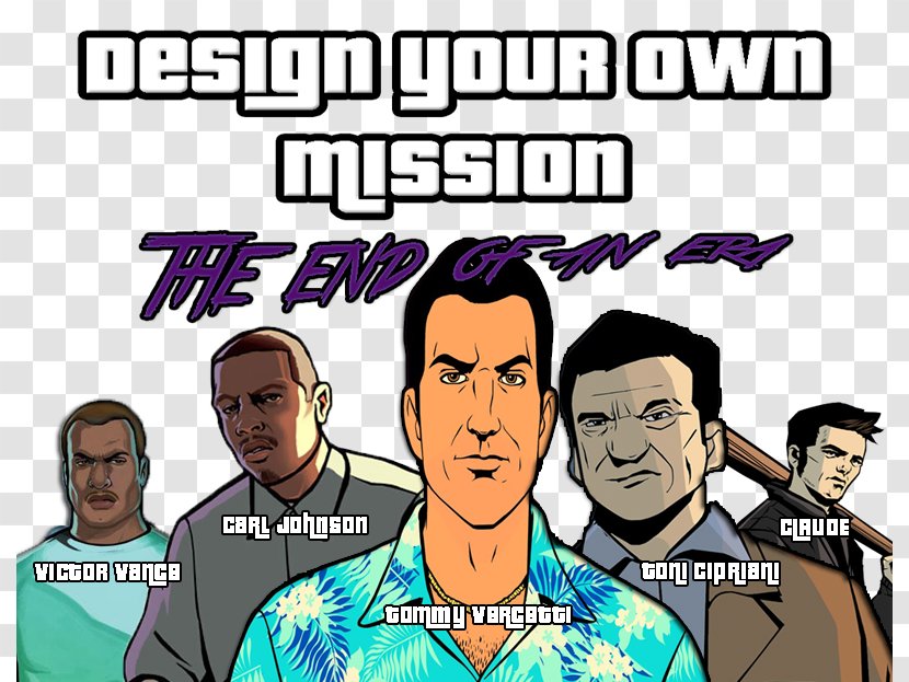Grand Theft Auto: San Andreas Vice City Stories Carl Johnson Victor Vance Comics - Auto - Tommy Vercetti Transparent PNG