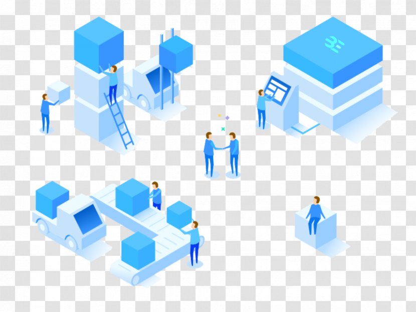 Isometric Projection Dribbble - Computer Network Transparent PNG