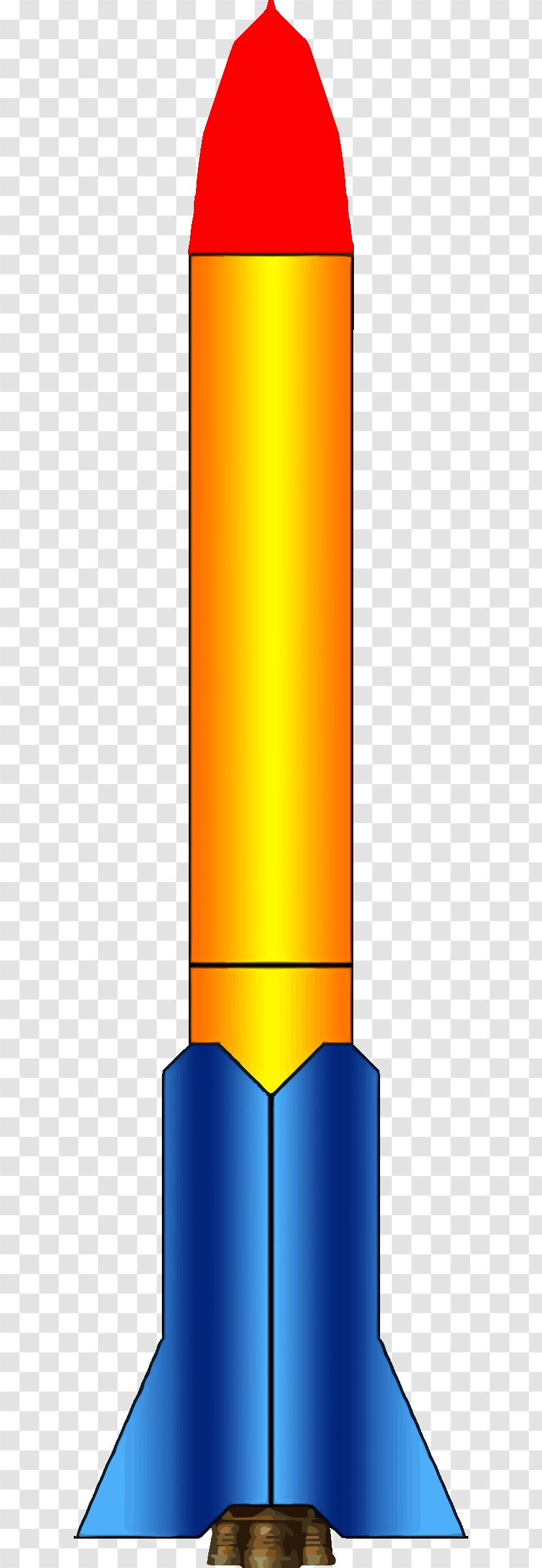 Line Cylinder Cone Angle - Rockets Transparent PNG