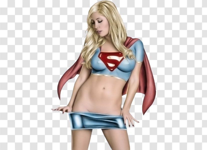 Wonder Woman Supergirl Superman Kara Zor-El Superhero - Silhouette Transparent PNG