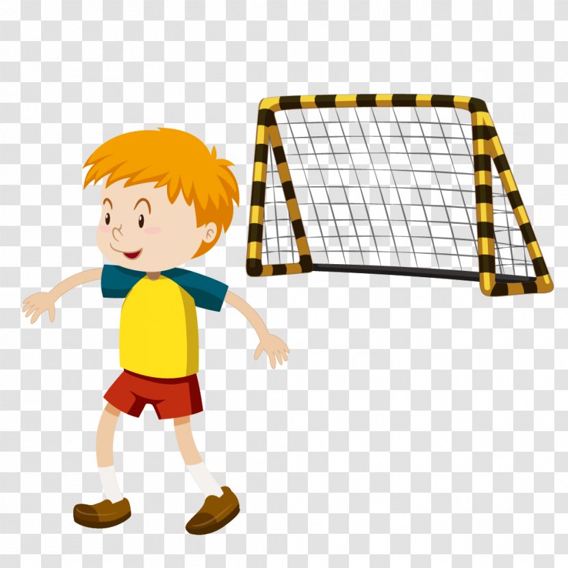 Vector Graphics Football Stock Photography Illustration Royalty-free - Play - Animated Boy Transparent PNG