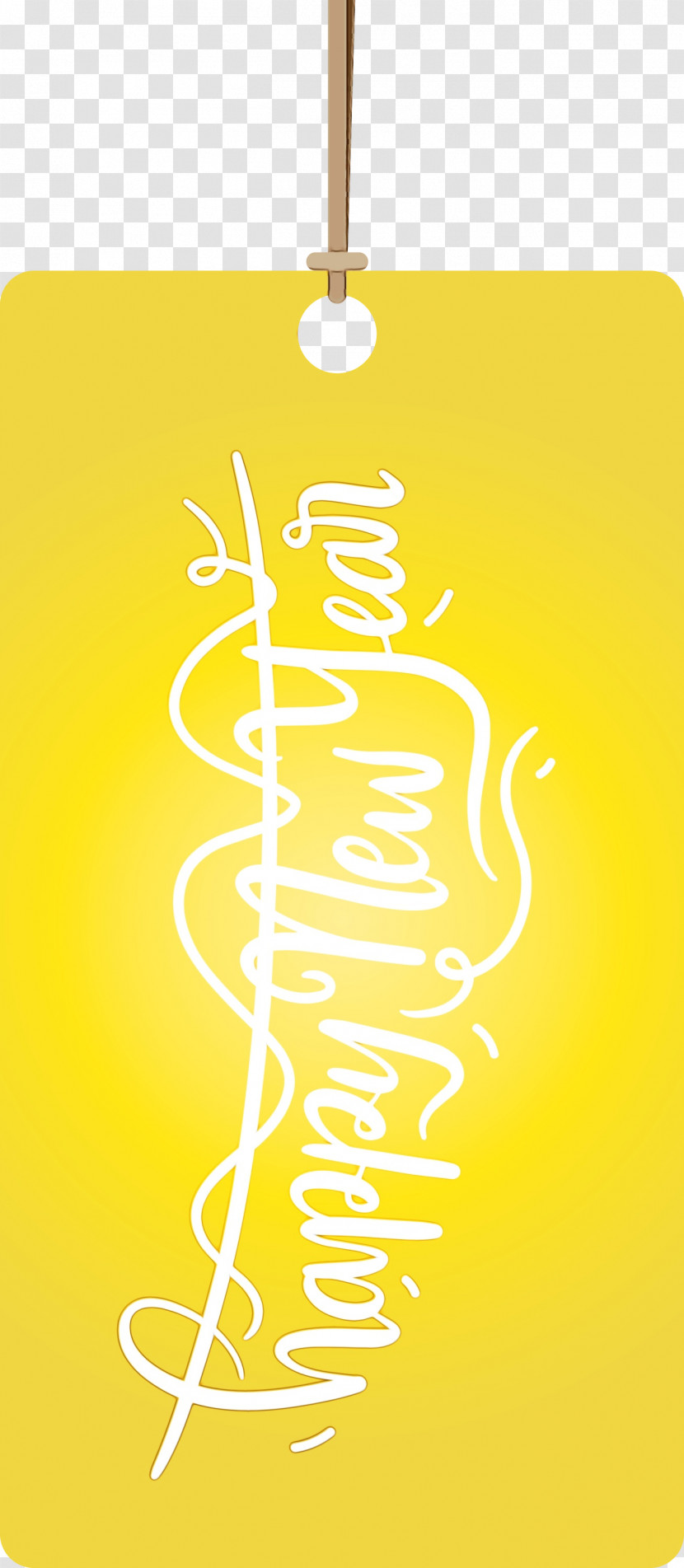Yellow Meter Line Font Pattern Transparent PNG