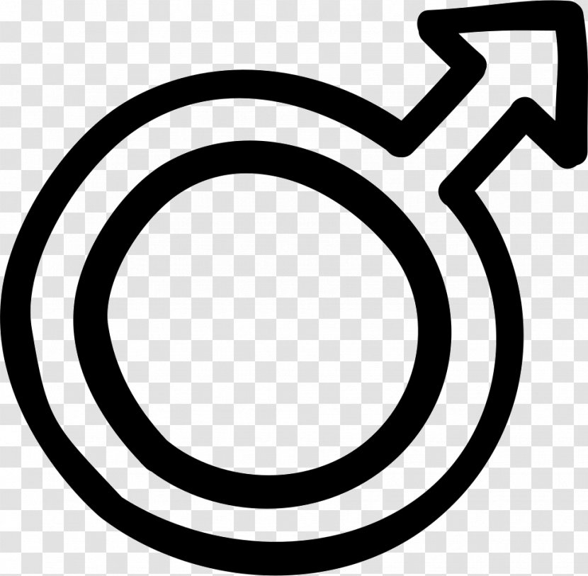 Gender Symbol Male Sign - Watercolor Transparent PNG