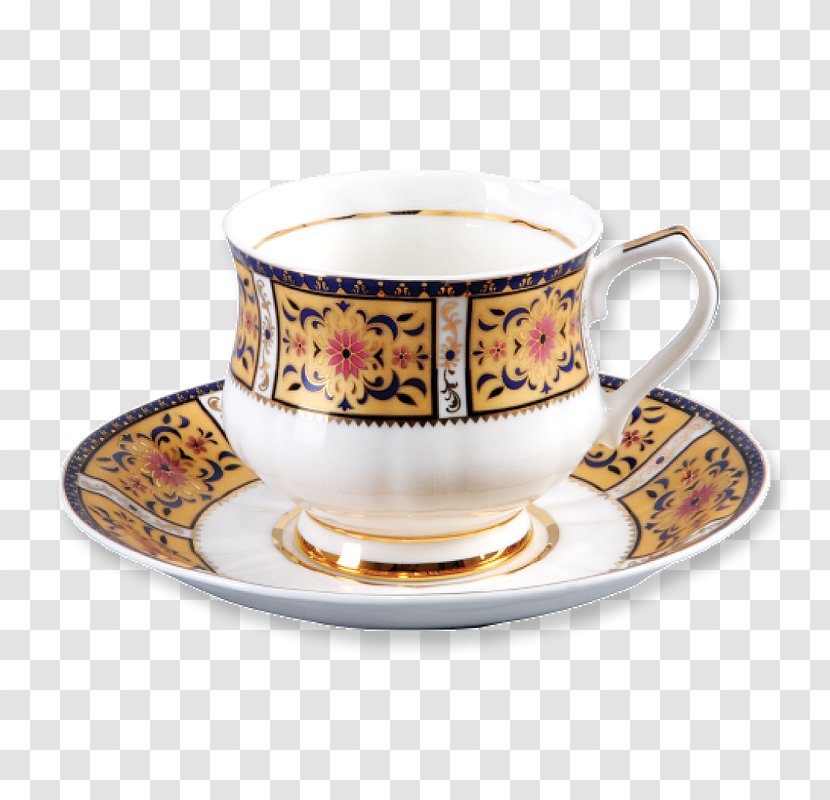Coffee Cup Espresso Saucer Porcelain Mug - Tea - Chinese Ceramics Transparent PNG