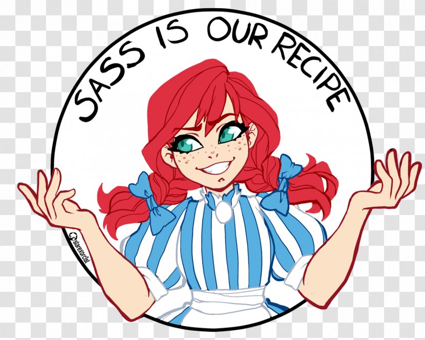 Wendy's Company Woman Drawing - Frame - Wendy Transparent PNG