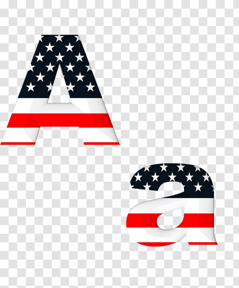 Flag Of The United States Alphabet Letter - Z Transparent PNG
