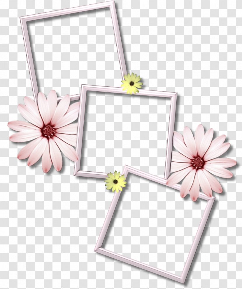 Frame Wedding - Photomontage - Flower Picture Transparent PNG