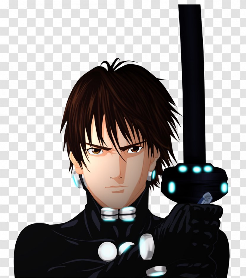 Kei Kurono Character DeviantArt Black Hair - Flower - Gantz Transparent PNG