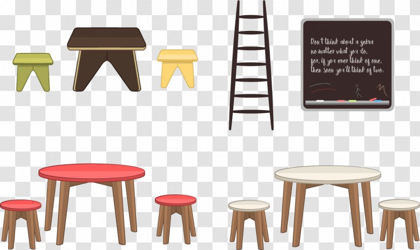 Table Furniture Room Child Nursery - Vector Transparent PNG