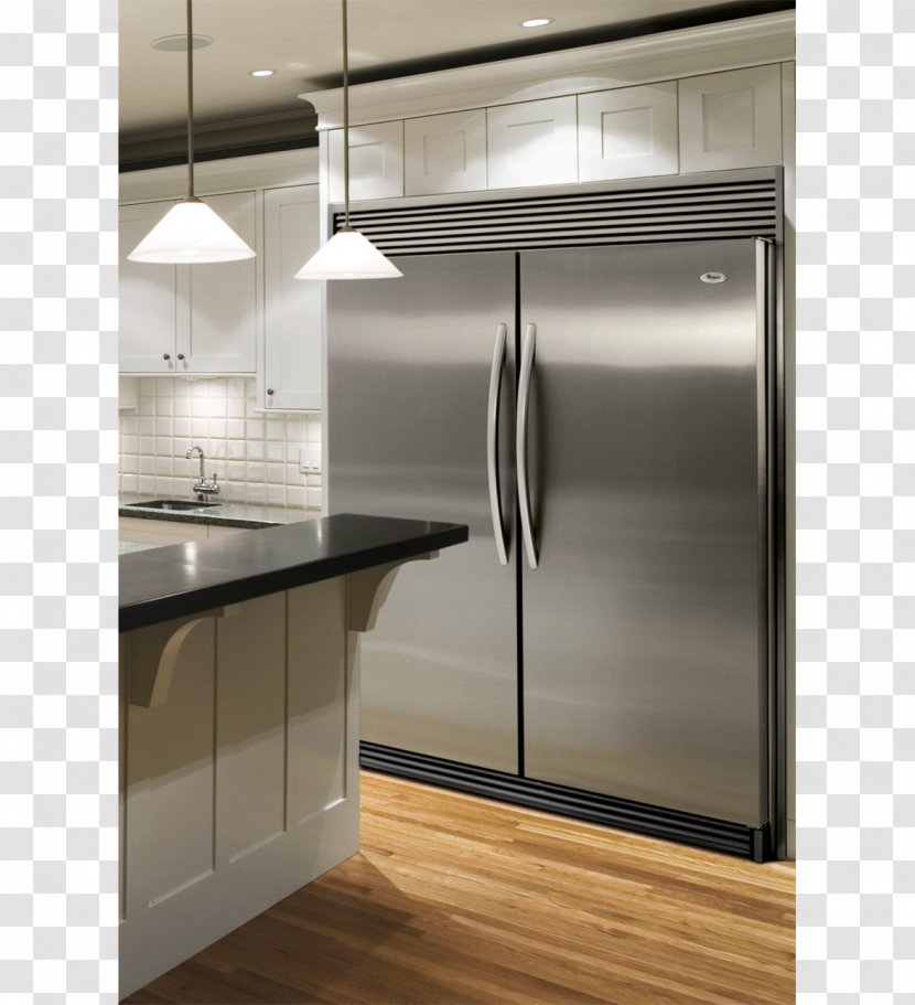 Refrigerator Freezers Whirlpool Sidekicks WSR57R18D Sub-Zero Auto-defrost - Home Appliance Transparent PNG
