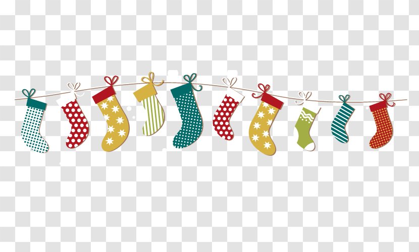 Christmas Stocking No Gift - Text - Decorative Elements Eve Transparent PNG