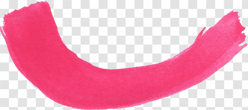 Red Pink Magenta Footwear Shoe - Watercolor Brush Transparent PNG