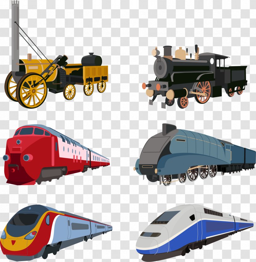 Train Station Passenger Car - Gratis - History Of Evolution Transparent PNG