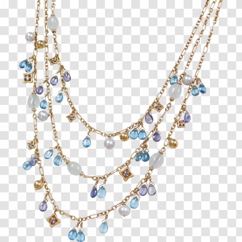 Pearl Jewellery Necklace Gemstone Gold - Cartoon - David Yurman Bracelet Transparent PNG