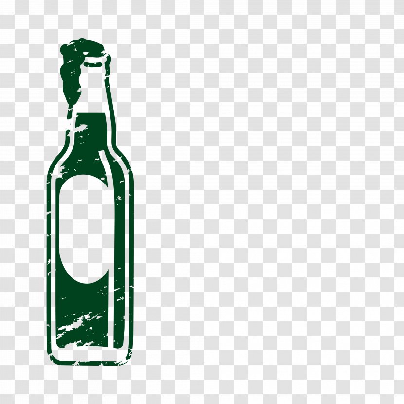 Beer Bottle Wine Glass Transparent PNG