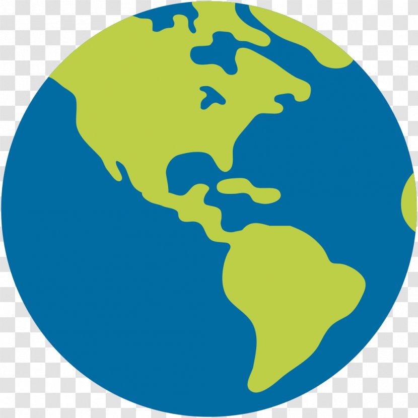Globe Americas Emoji World Noto Fonts - Map Transparent PNG