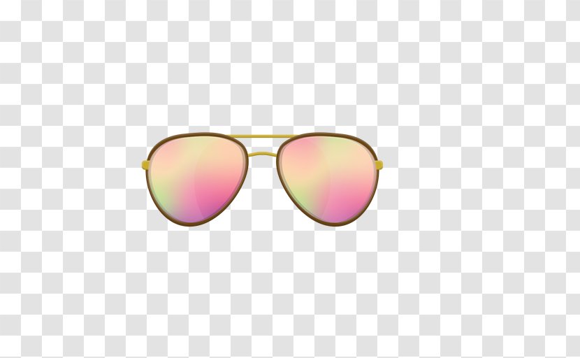 Aviator Sunglasses Goggles - Pastel - Gafas Transparent PNG