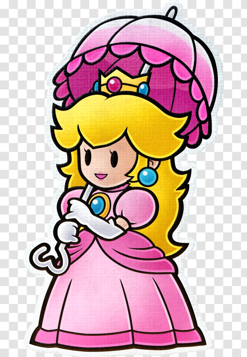 Princess Peach Paper Mario: Color Splash Wii U - Happiness Transparent PNG
