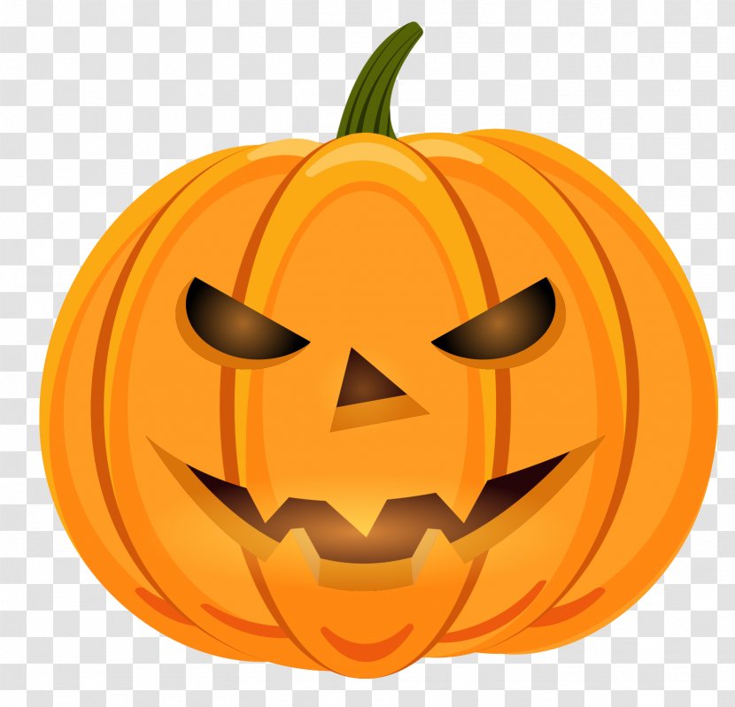 Calabaza Halloween Pumpkin Face - Food - Cartoon Smiling Transparent PNG