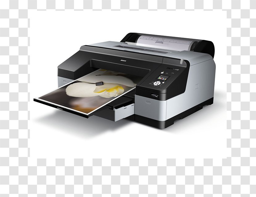 Paper Wide-format Printer Epson Inkjet Printing - Continuous Ink System Transparent PNG