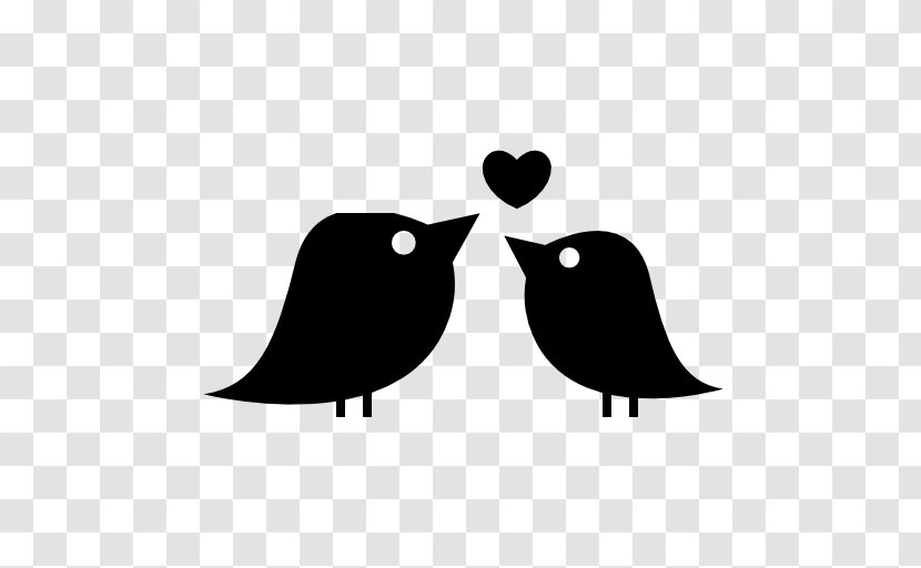 Lovebird Heart - Bird - Love Birds Transparent PNG