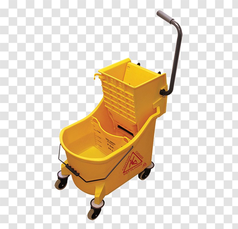 Mop Bucket Cart O-Cedar Wringer - Cleaner Transparent PNG