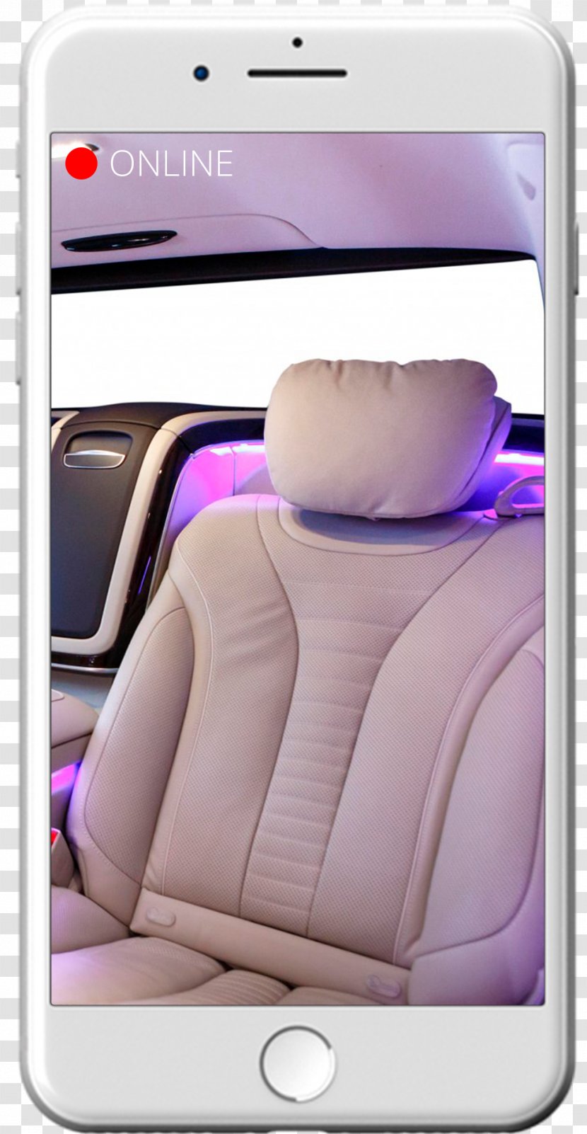 Car Seat Head Restraint Electronics Automotive Design - Maybach Transparent PNG