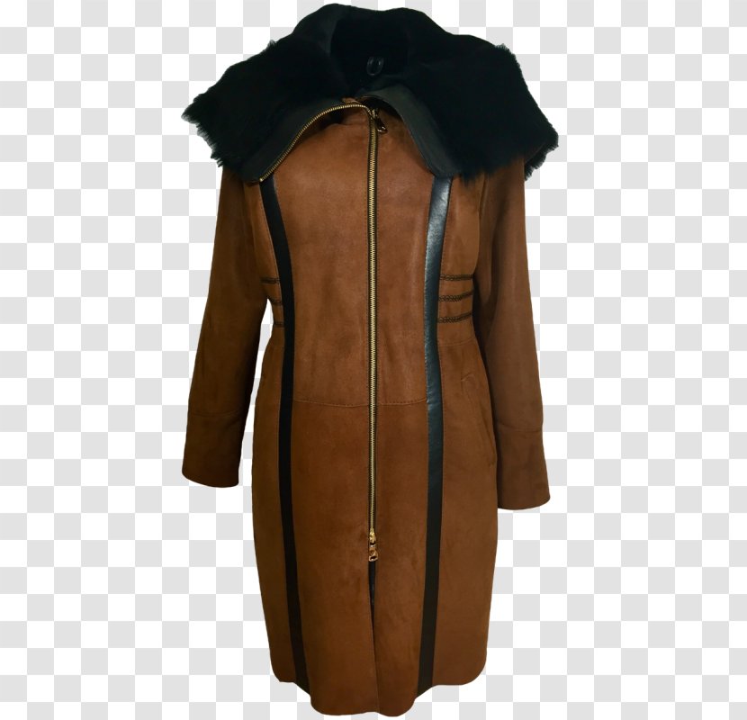 Coat Sheepskin Shearling Jacket Hoodie - Leather - Solid Transparent PNG