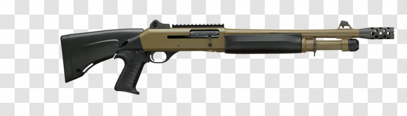 Benelli M4 Trigger Firearm Carbine Shotgun - Semiautomatic Transparent PNG