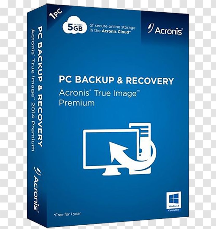 Acronis True Image Backup And Restore Computer Software - Text Transparent PNG