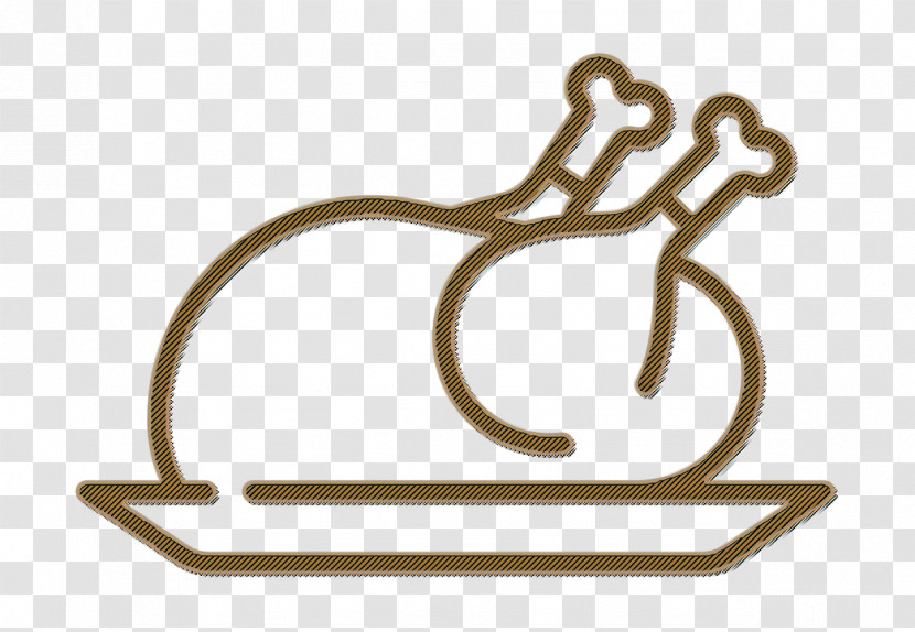Chicken Icon Roast Chicken Icon Thanksgiving Icon Transparent PNG