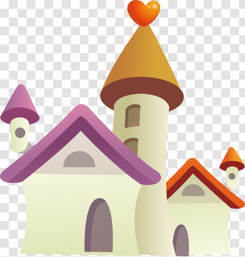 Drawing - Castle Building Transparent PNG