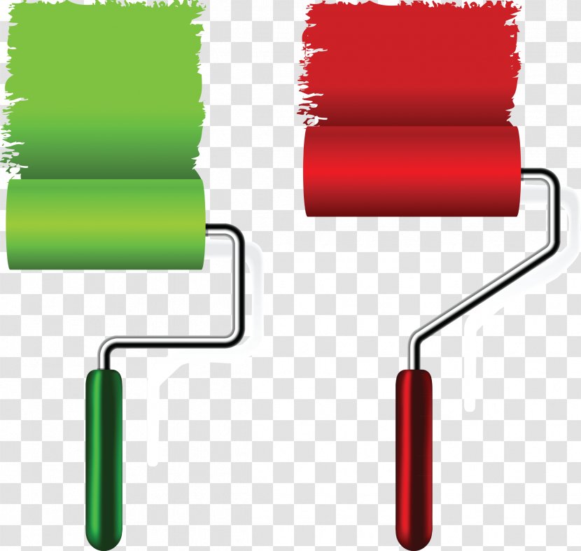 Paint Rollers Paintbrush Transparent PNG