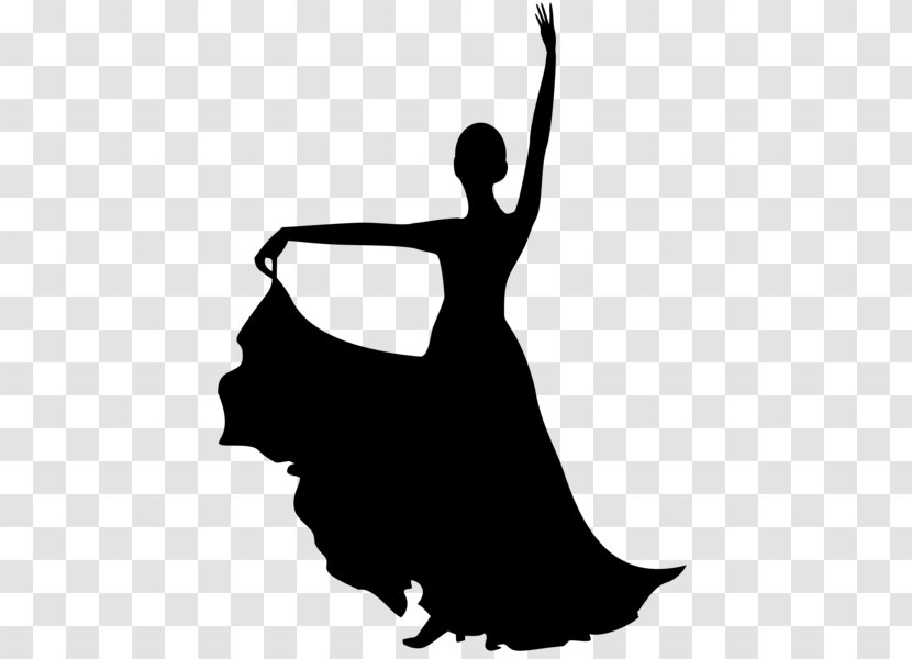 Dance Flamenco Silhouette - Painting Transparent PNG