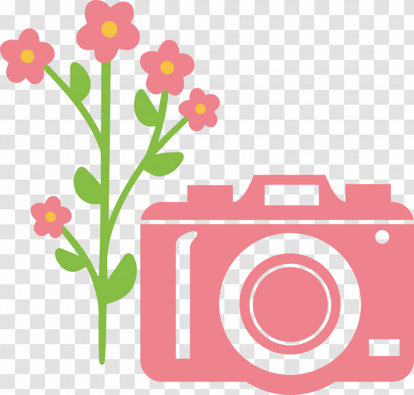 Camera Flower Transparent PNG