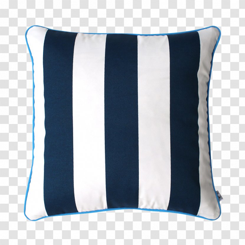 Cushion Throw Pillows Navy Blue Cobalt - Stripe - Pillow Transparent PNG