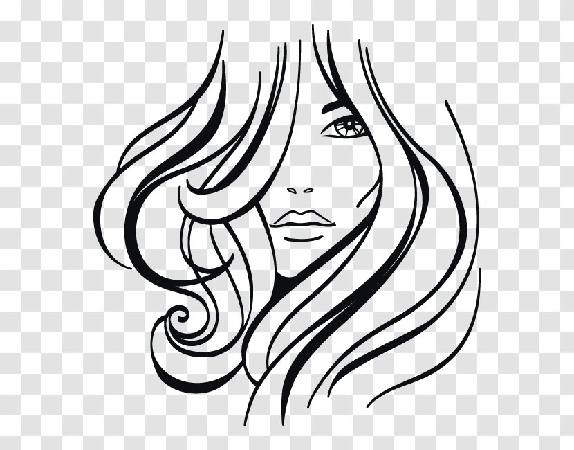 Beauty Parlour Cosmetologist Barber Woman - Cartoon Transparent PNG