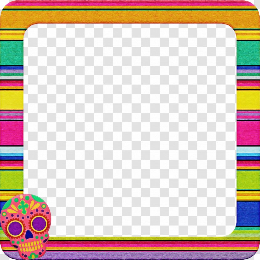 Picture Frame - Rectangle - Yellow Transparent PNG
