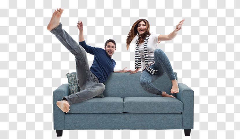 Sofa Bed Couch Sitting John Cootes Furniture - Hotel - People On A Transparent PNG