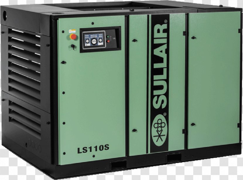Rotary-screw Compressor Sullair Compressed Air Industry - Heavy Machinery - Screw Transparent PNG