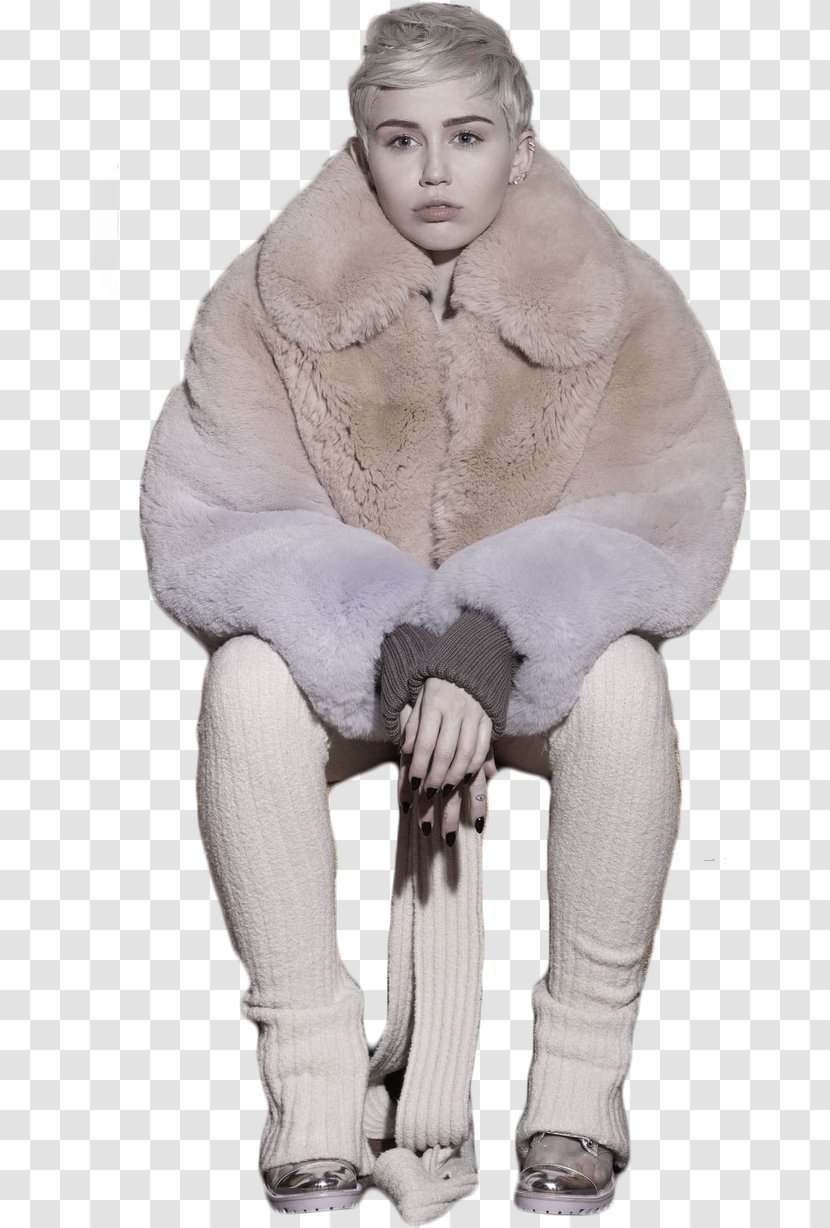 Fur Animal - Outerwear - Miley Cyrus Leather Transparent PNG
