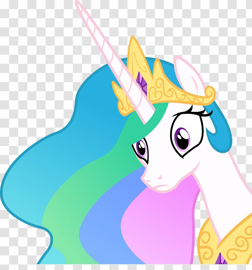 Princess Celestia Twilight Sparkle Luna Rarity Rainbow Dash - Canterlot Wedding - Unicorn Face Transparent PNG