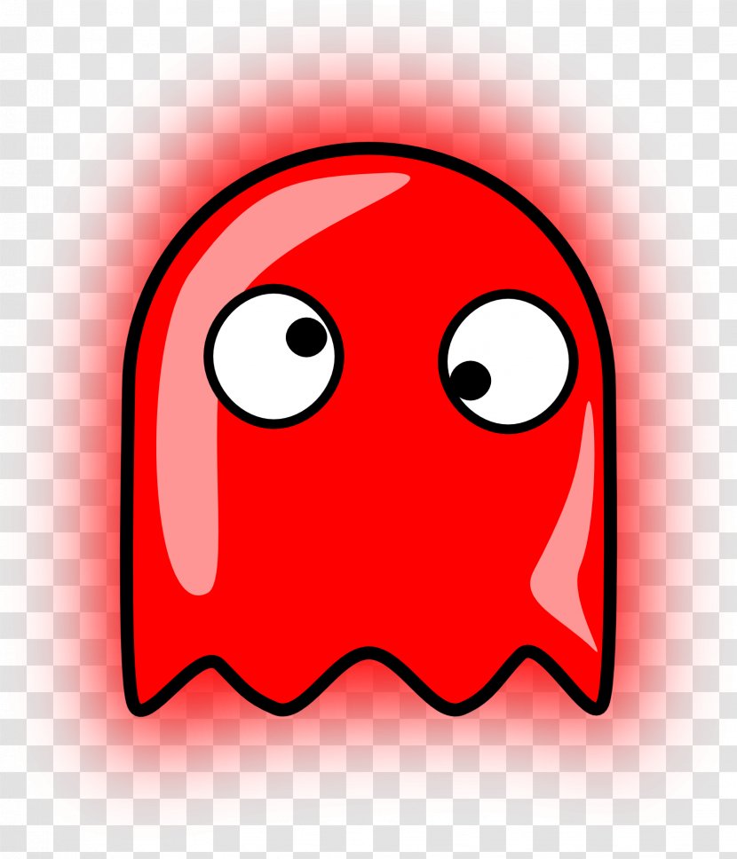 Ms. Pac-Man Ghosts Clip Art - Smile - Pac Man Transparent PNG